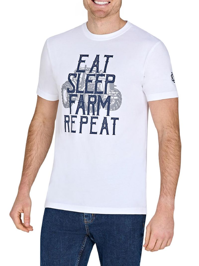 Big & Tall YFC Eat Sleep Farm T-Shirt