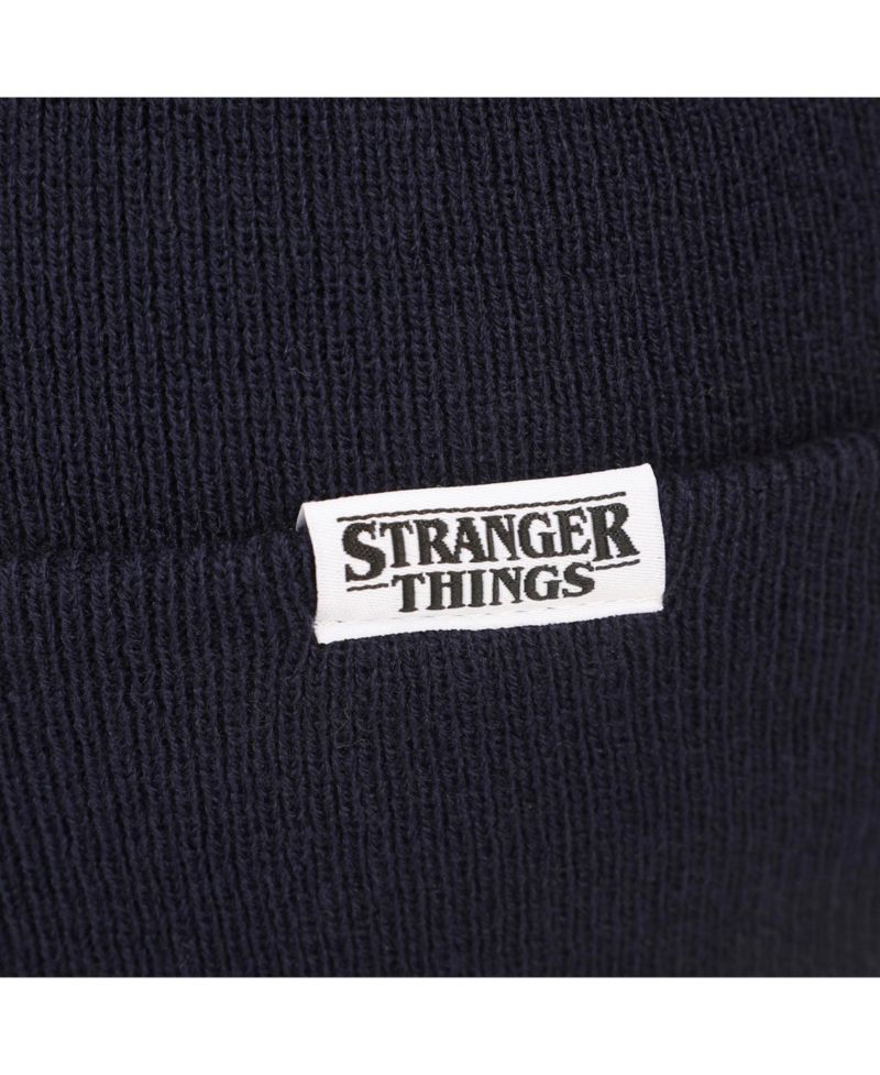 Men's WSQK Embroidery Navy Acrylic Yarn Standard Cuff Beanie