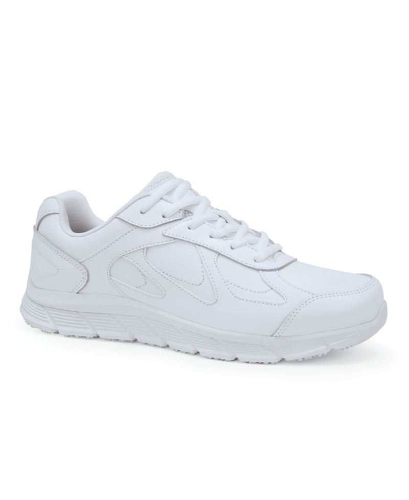 Men's Galley II Slip Resistant Work Shoes, Water Resistant, White, Size 8.5