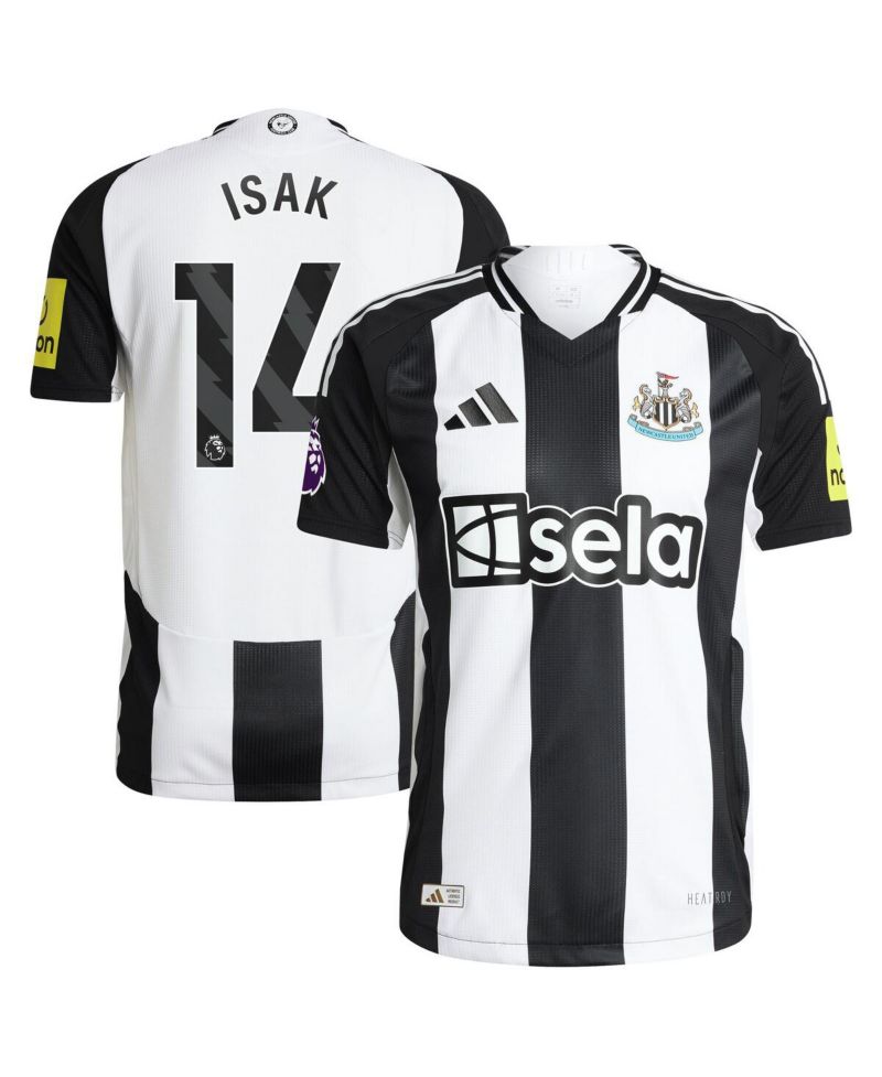 Men's Alexander Isak Black Newcastle United 2024/25 Home Authentic Player Jersey