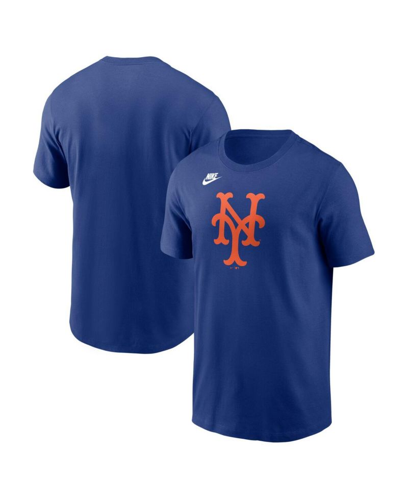 Men's Royal New York Mets Cooperstown Collection Team Logo T-Shirt