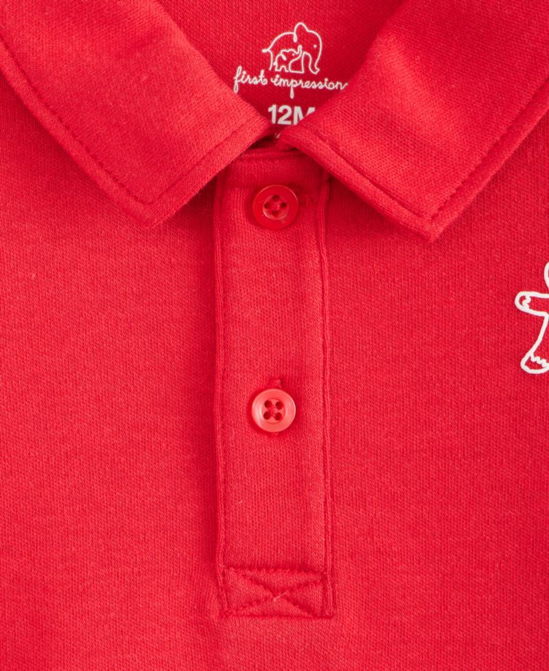 Baby Boys' 3M-24M Mix & Match Short-Sleeve Gingerbread Polo Top