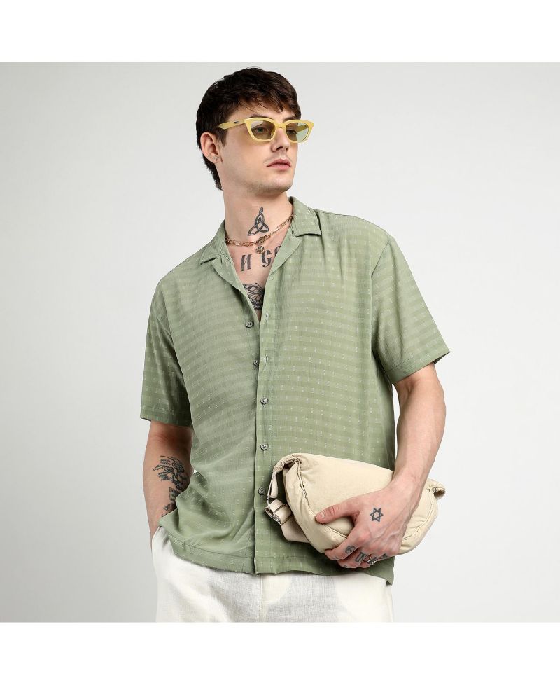 Utility Tartan Plaid Oversized Shirt