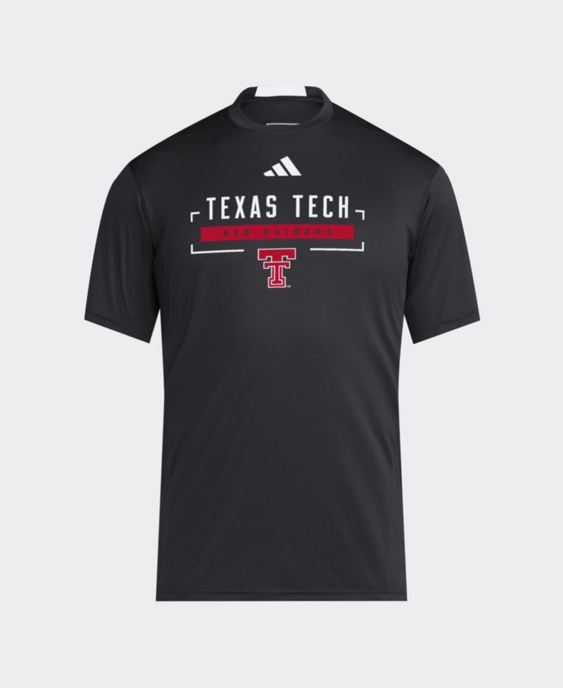 Men's Black Texas Tech Red Raiders D4T Tri-Blend T-Shirt