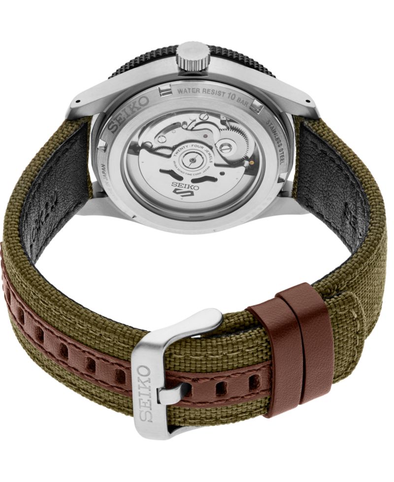 Men's 5 Sports Green Nylon Strap Watch 41mm