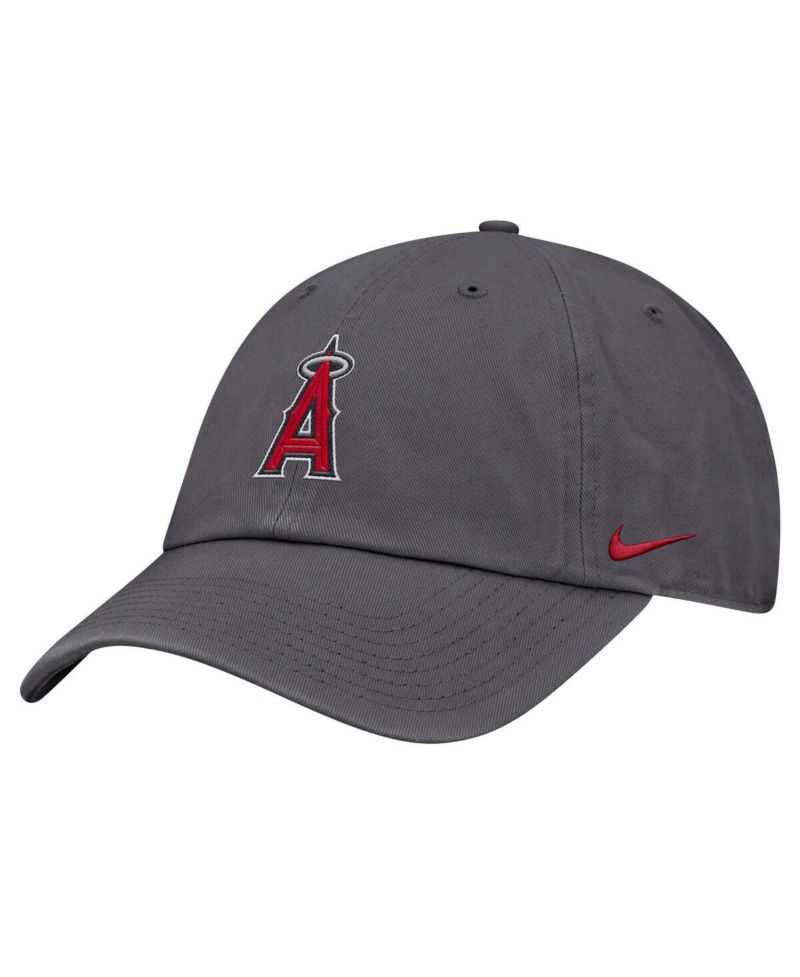 Men's Gray Los Angeles Angels Club Adjustable Hat