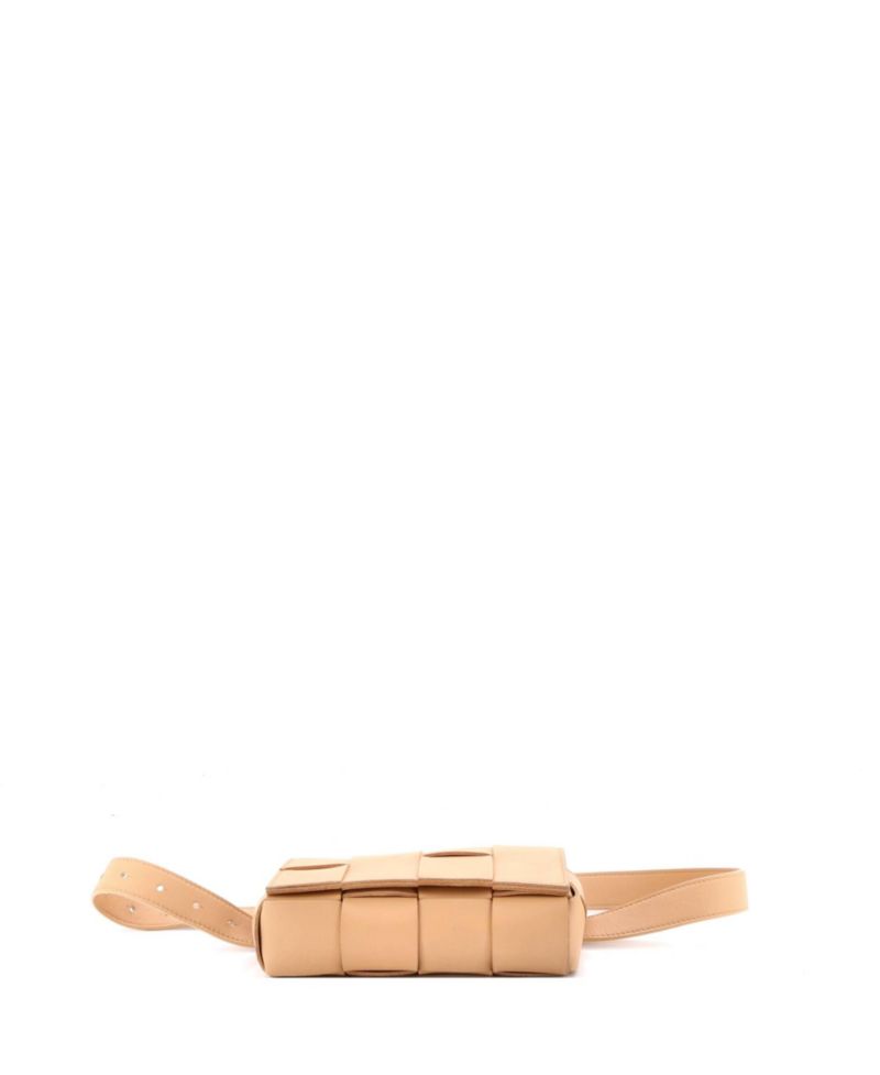 Cassette Belt Bag Maxi Intrecciato Leather