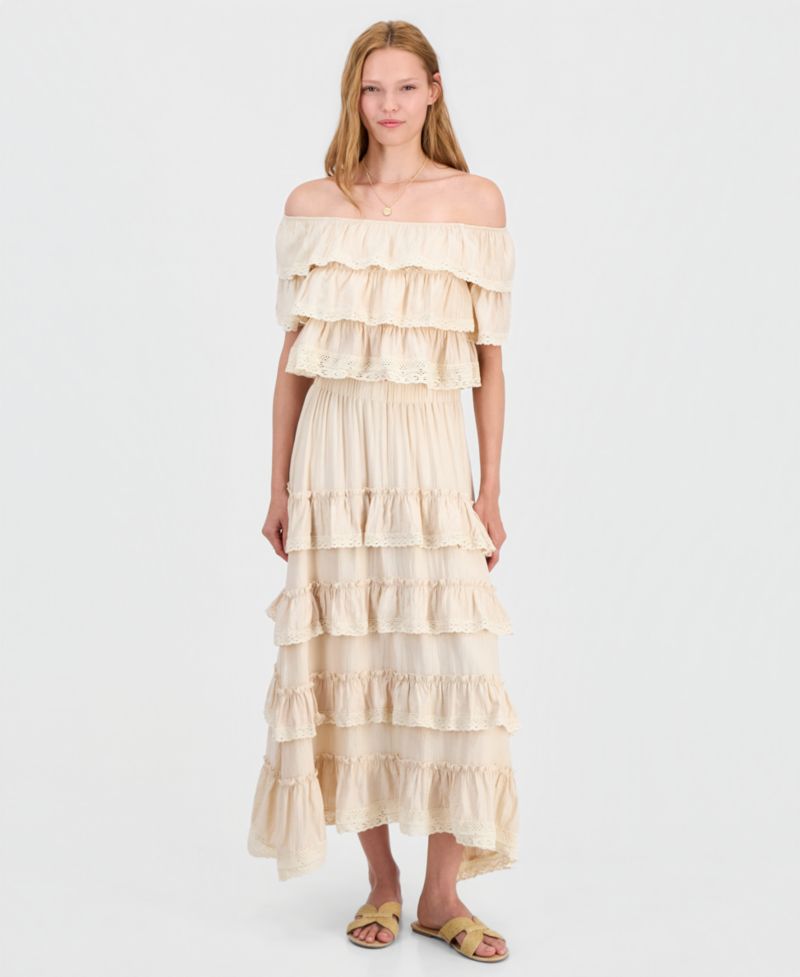 Women's Ruffled Tiered Skirt