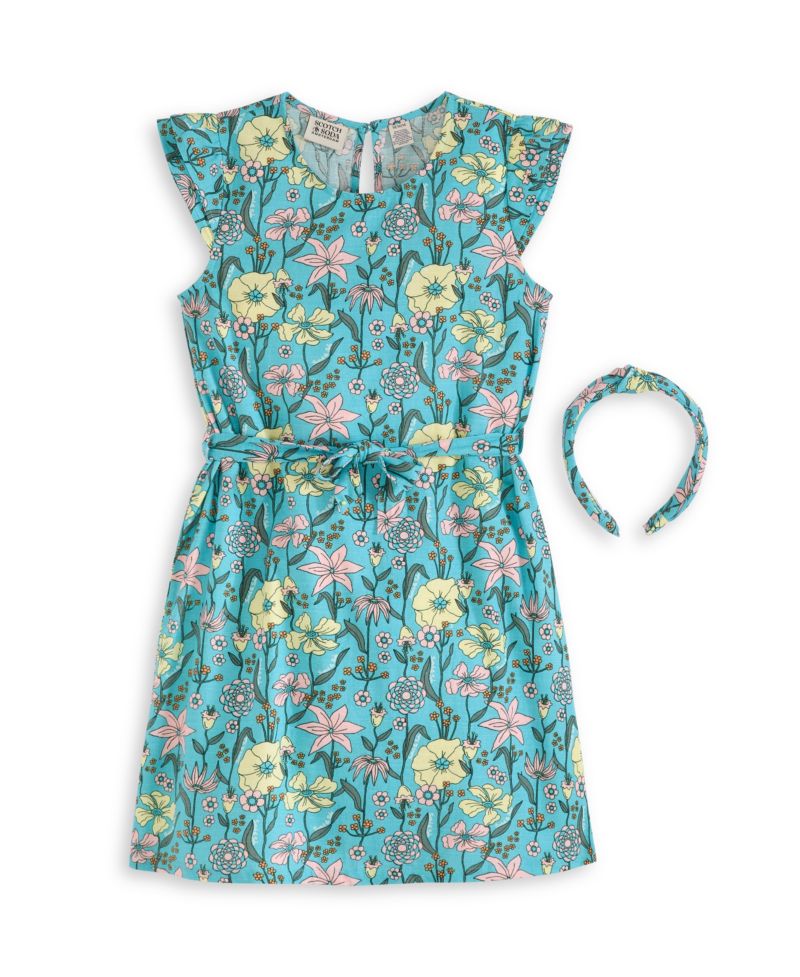 Big Girls 2-Piece Headband and Dress
