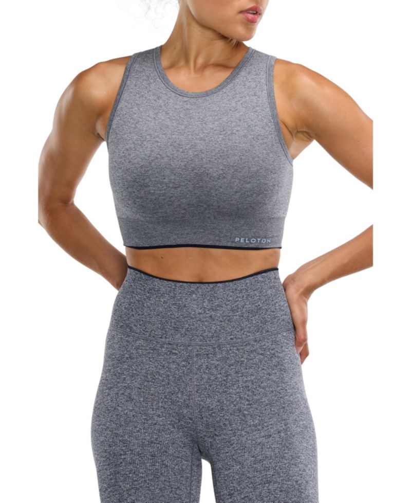 Women's Seamless Melange High Neck Bra