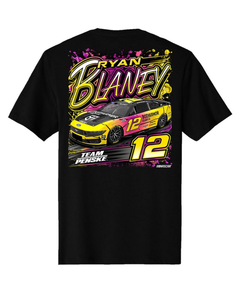 Men's Black Ryan Blaney BodyArmor Flash I.V. Car T-Shirt