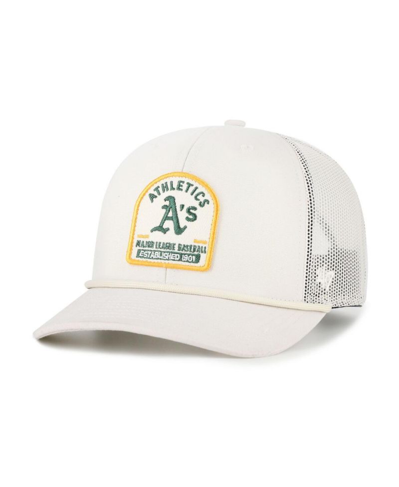 Men's Cream Athletics Gravestone Adjustable Trucker Hat