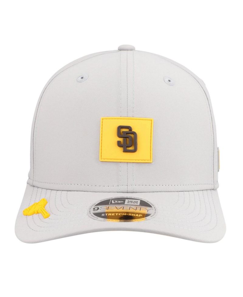 Men's Gray San Diego Padres 2026 Clubhouse 9SEVENTY Adjustable Hat