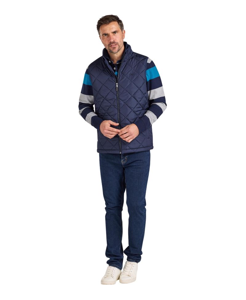 Men's Sleeveless Quilted Gilet