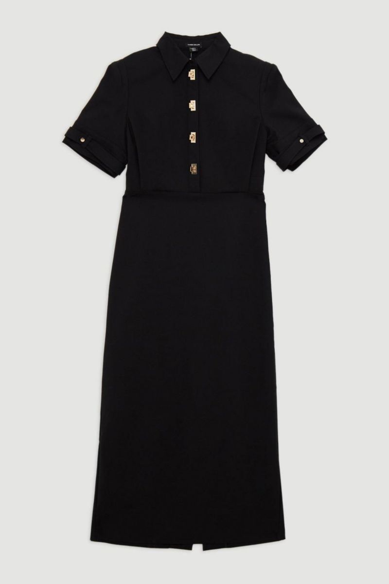 Women's Techno Shirt Dress With Hardware