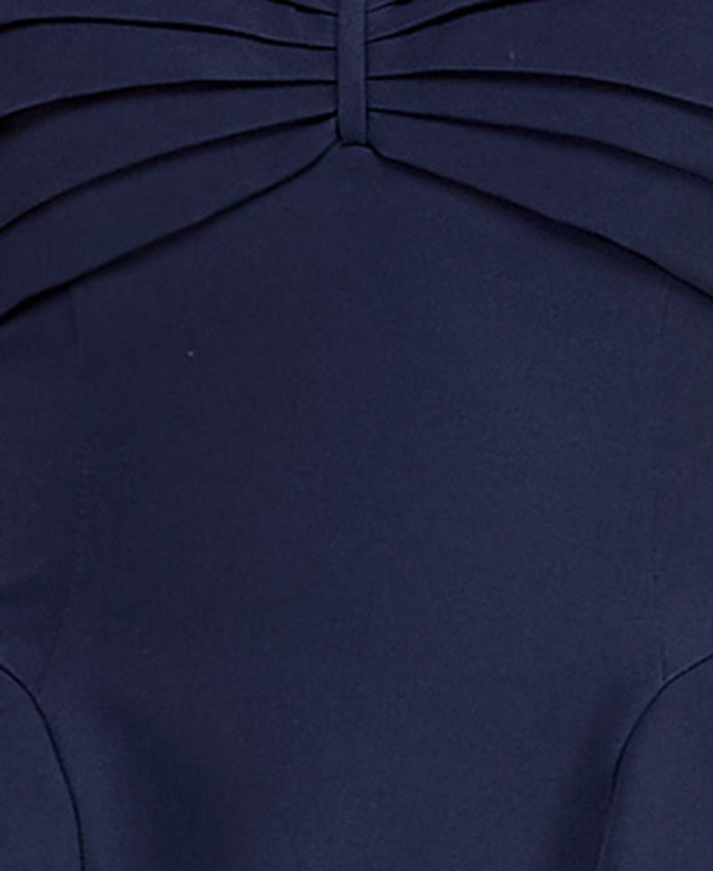 Juniors' Strapless Pleated Fit and Flare Mini Dress