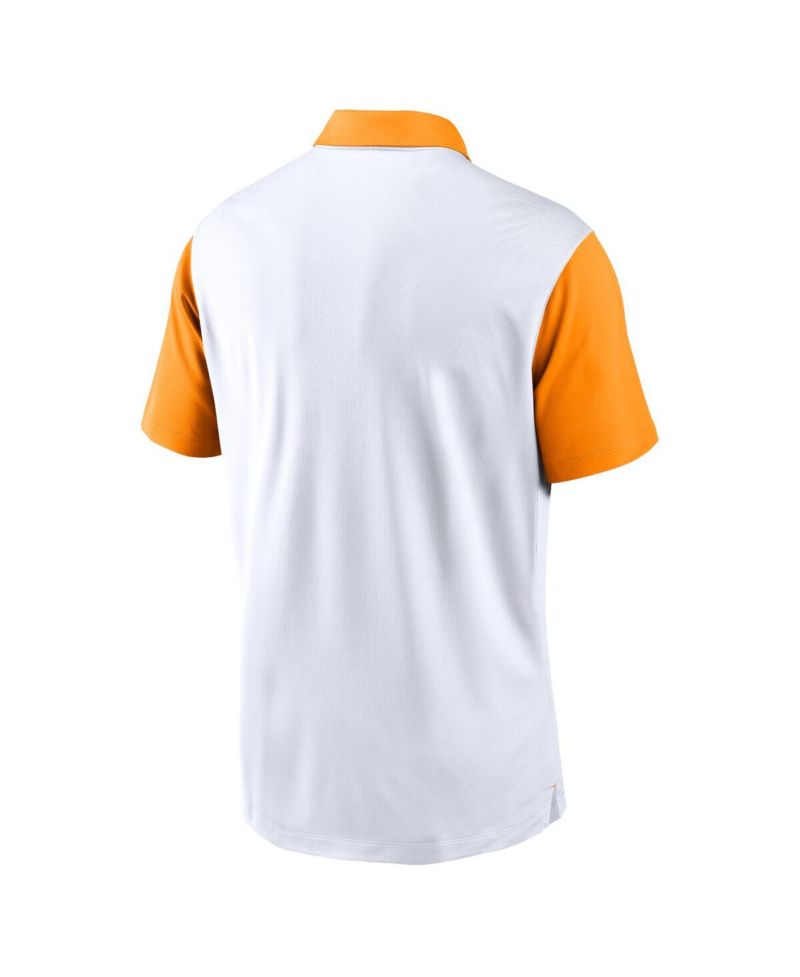 Men's White Tennessee Volunteers Primetime Campus Vapor Performance Polo