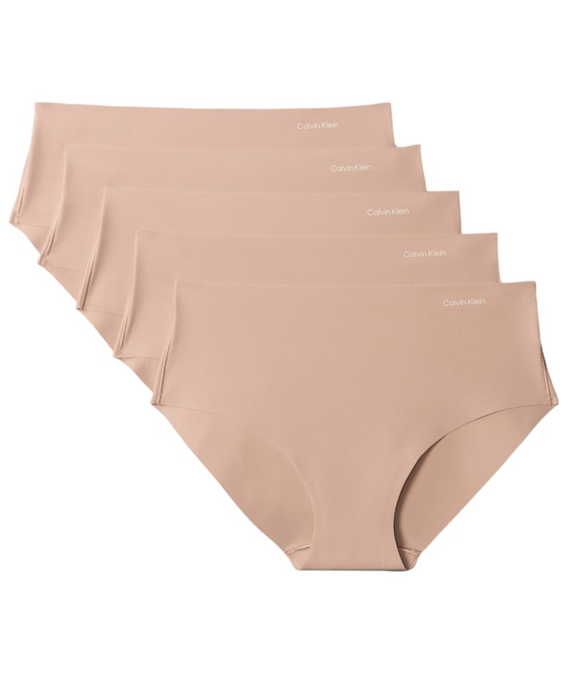 Invisibles Microfiber Stretch Seamless Hipster Panty, 5-Pack, QD5419