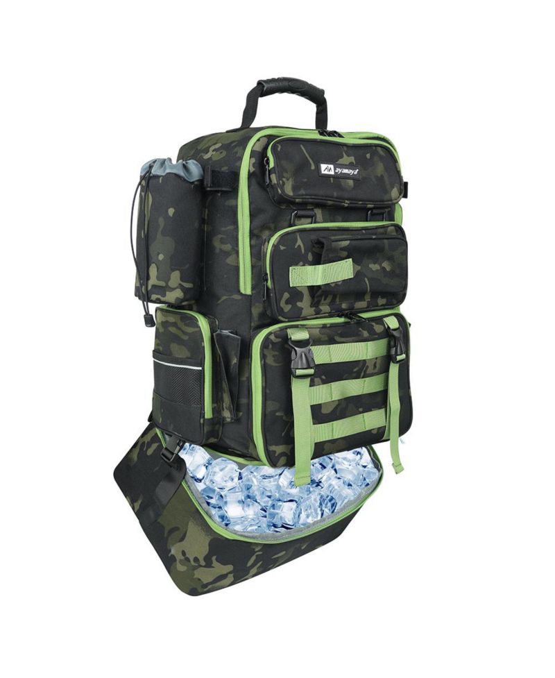 TackleChill Pro 2-in-1 Fishing Backpack with Cooler – 45L Tackle Storage, Built for Organized Outdoor Getaways