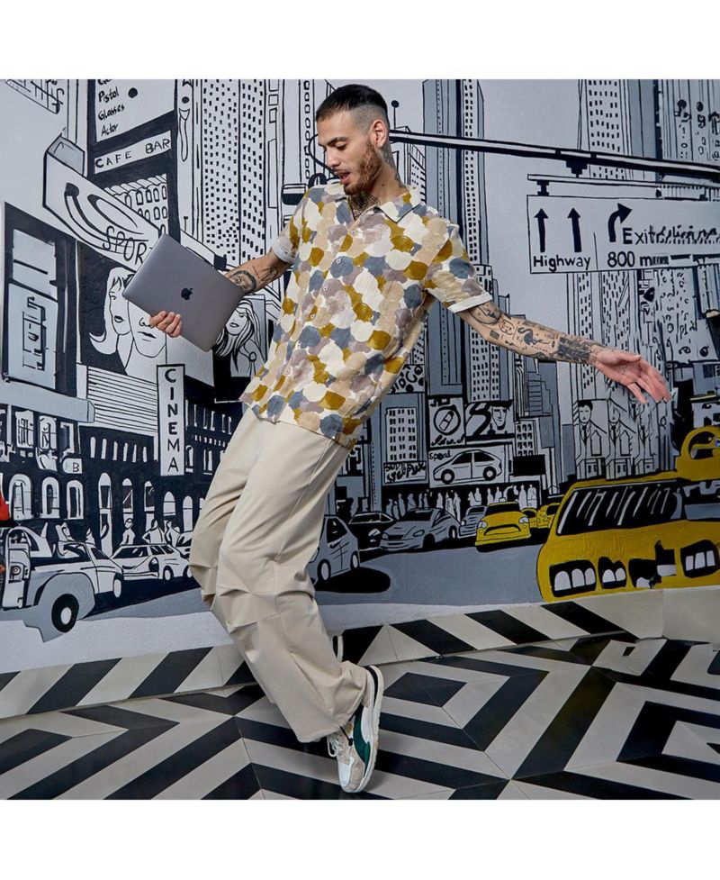 Men's Abstract Print Shirt
