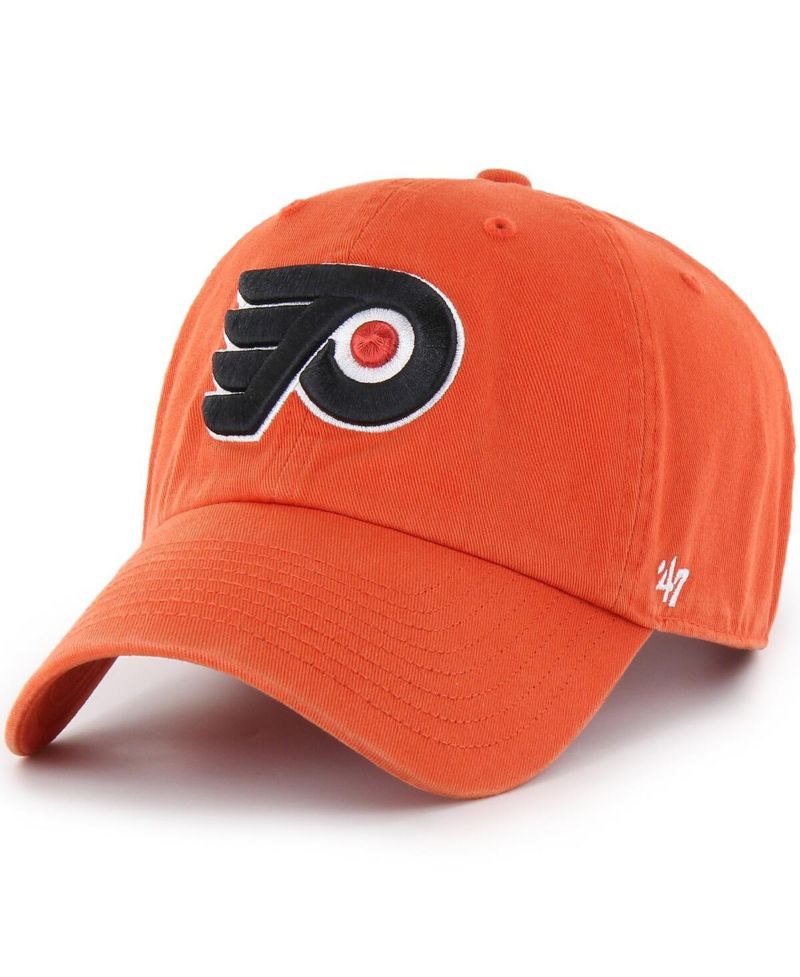Men's Orange Philadelphia Flyers Team Clean Up Adjustable Hat