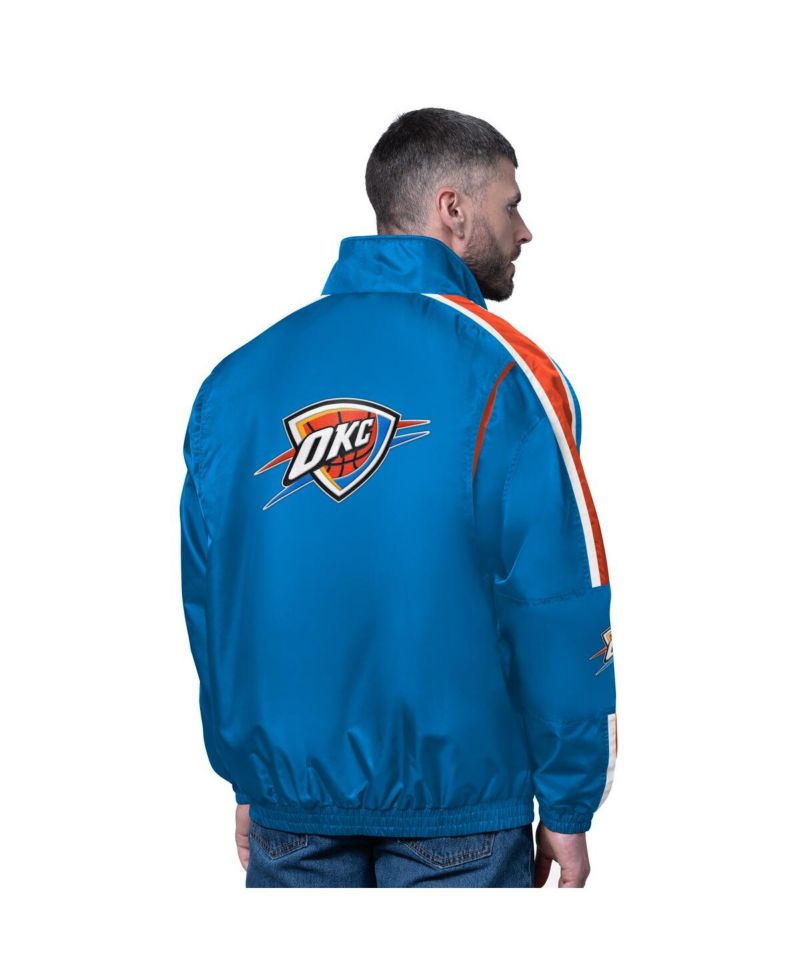 Men's Blue Oklahoma City Thunder Freestyle Lightweight Full-Zip Jacket