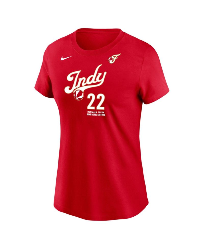Women's Indiana Fever Caitlin Clark Rebel Crewneck Short-Sleeve T-Shirt