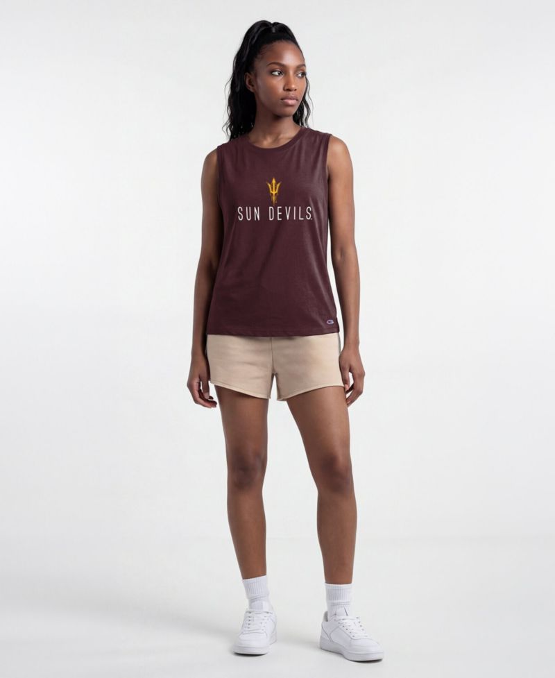 Women's Maroon Arizona State Sun Devils Lifestyle Tank Top