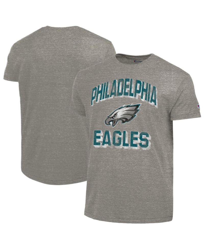 Men's Heather Charcoal Philadelphia Eagles Ultimate Tri-Blend T-Shirt