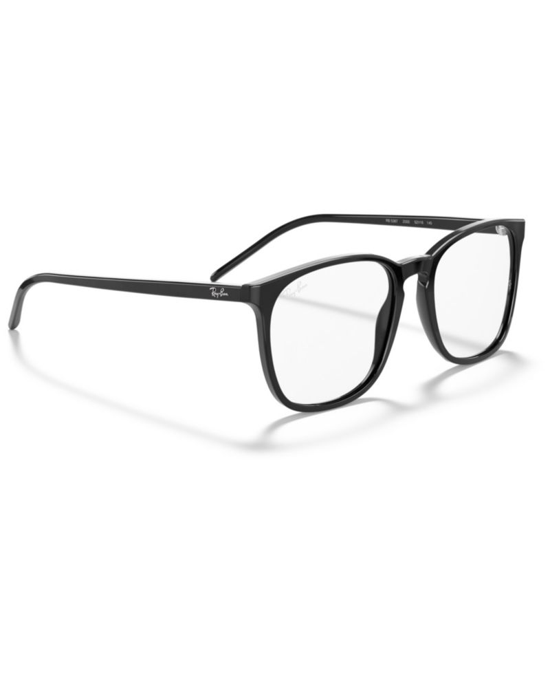 Unisex Square Plastic RB5387 Optics Eyeglasses