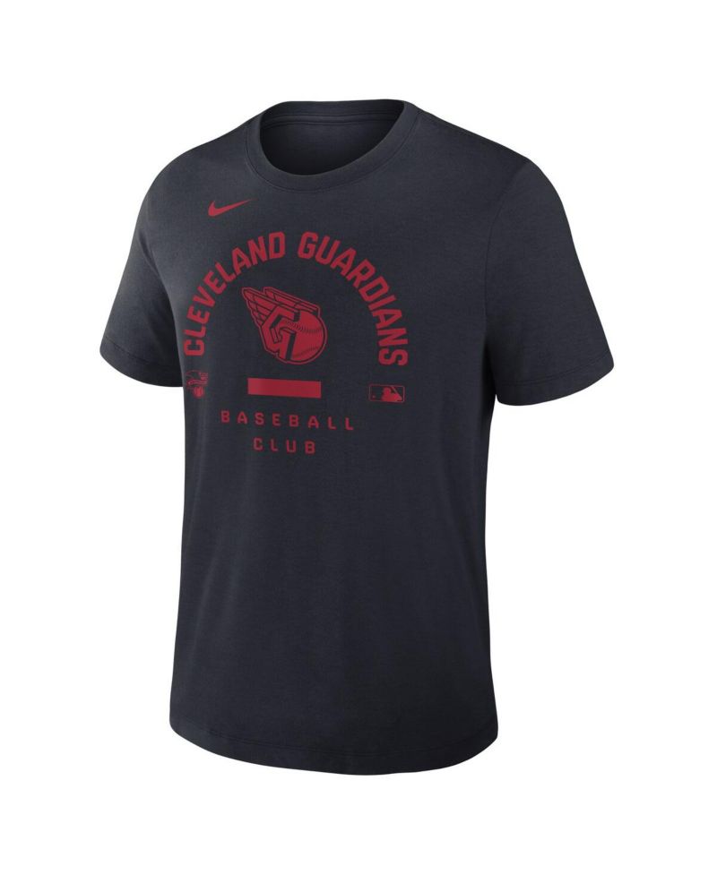 Men's Navy Cleveland Guardians Authentic Collection Early Work Tri-Blend Dri-FIT T-Shirt