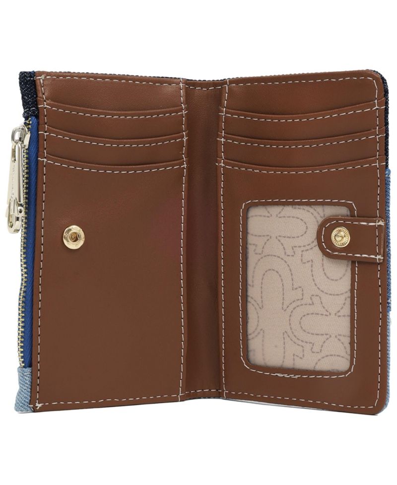 Colin Highbridge Patchwork Denim Mini Wallet