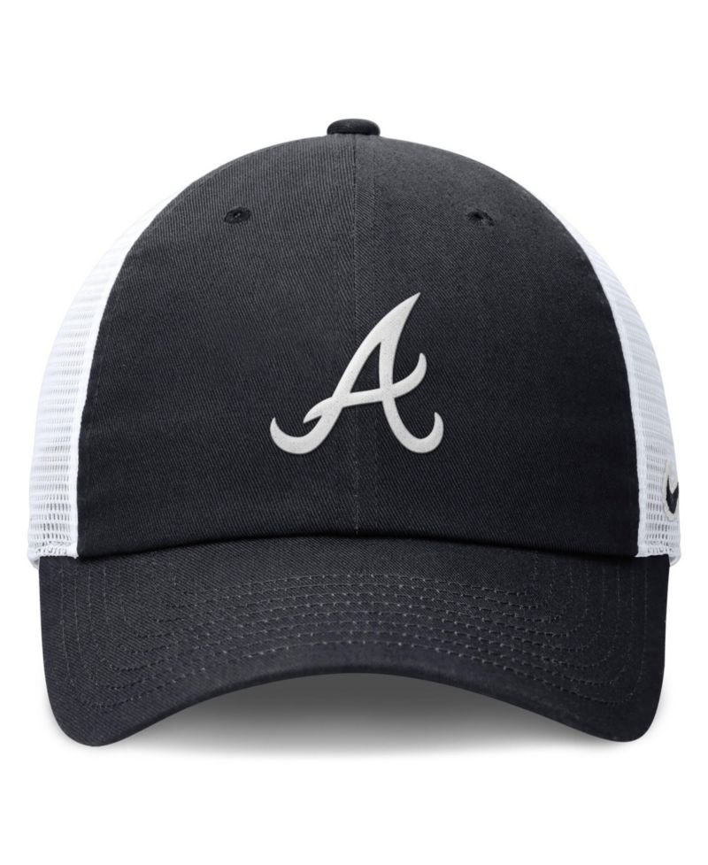 Women's Navy/White Atlanta Braves Club Trucker Adjustable Hat