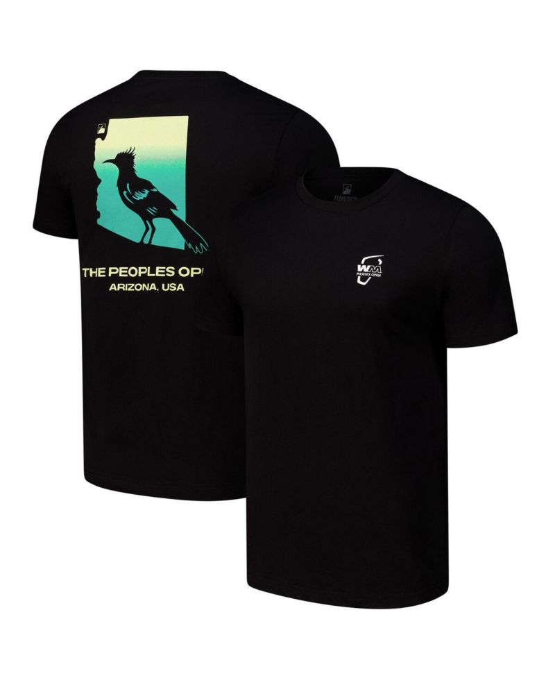 Men's and Women's Black WM Phoenix Open Arizona Runner T-Shirt