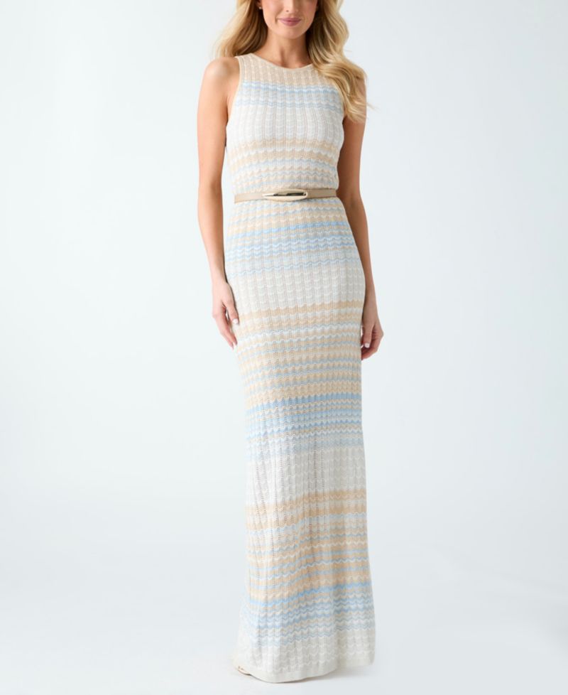 Women's Sleeveless Rosalyn Long Sweater Dress