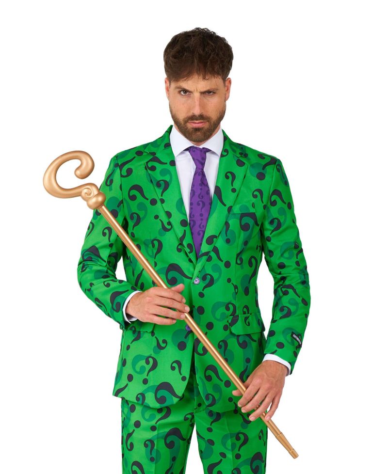 Men's Halloween Suit - The Riddler Costume
