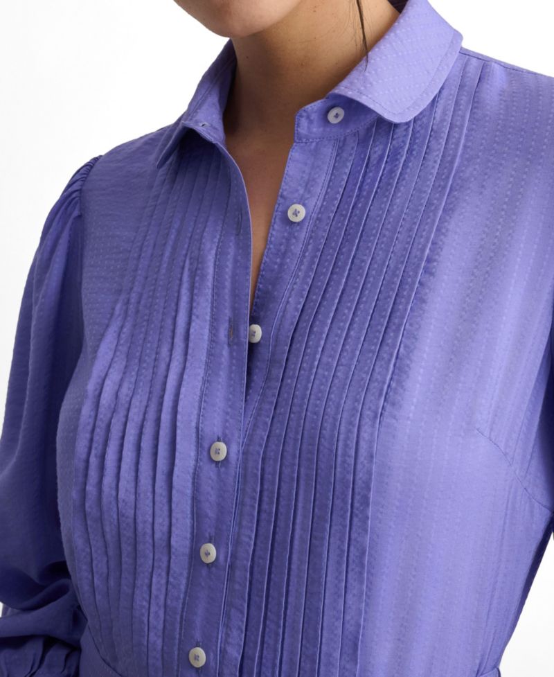 Women's Seersucker Rita Shirt Dress