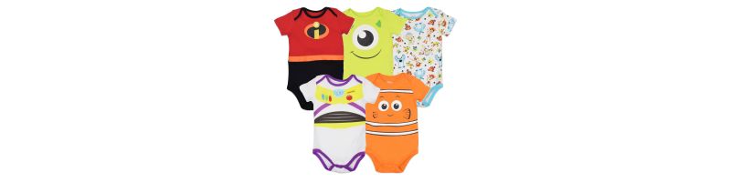 Baby Boys 5 Pack Bodysuits