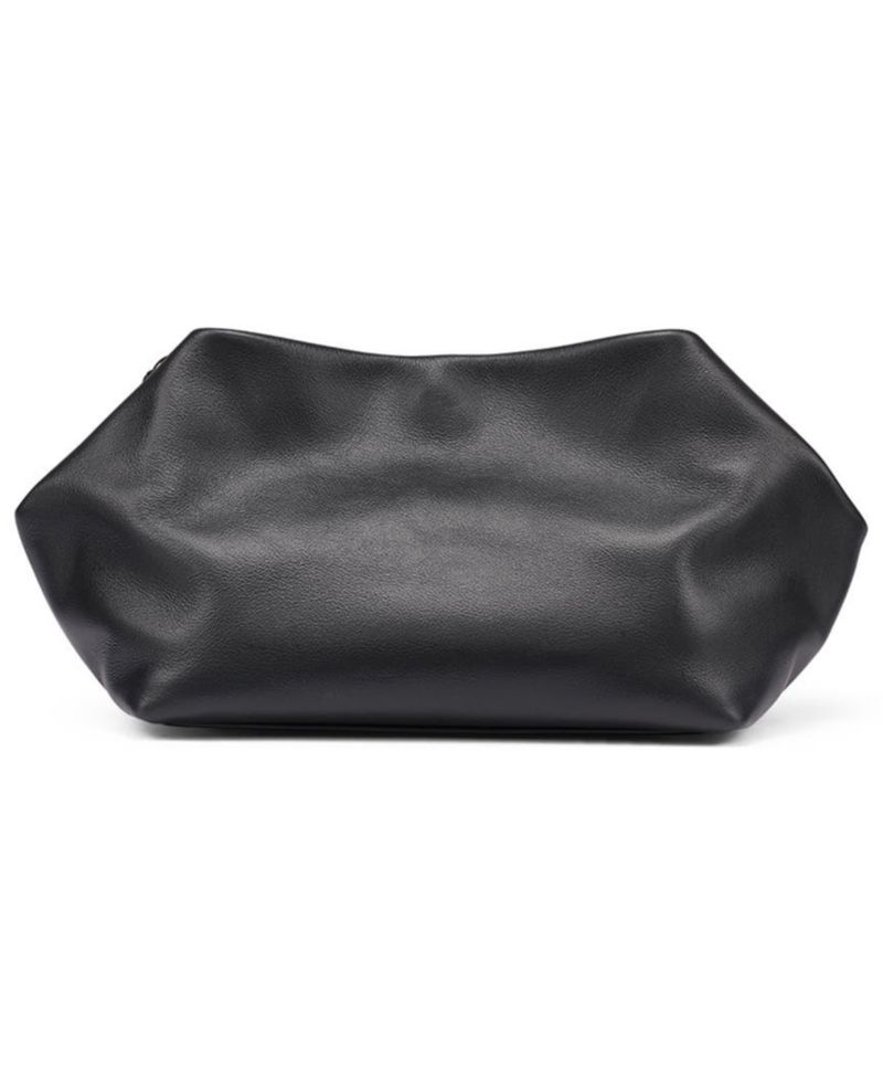 Giovanna Medium Leather Clutch Handbag