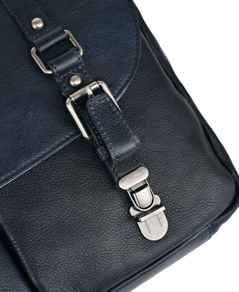 Moonlight Leather Messenger Bag
