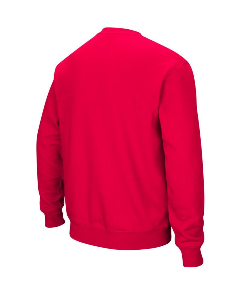 Men's Louisville Cardinals Arch and Logo Crew Neck Sweatshirt