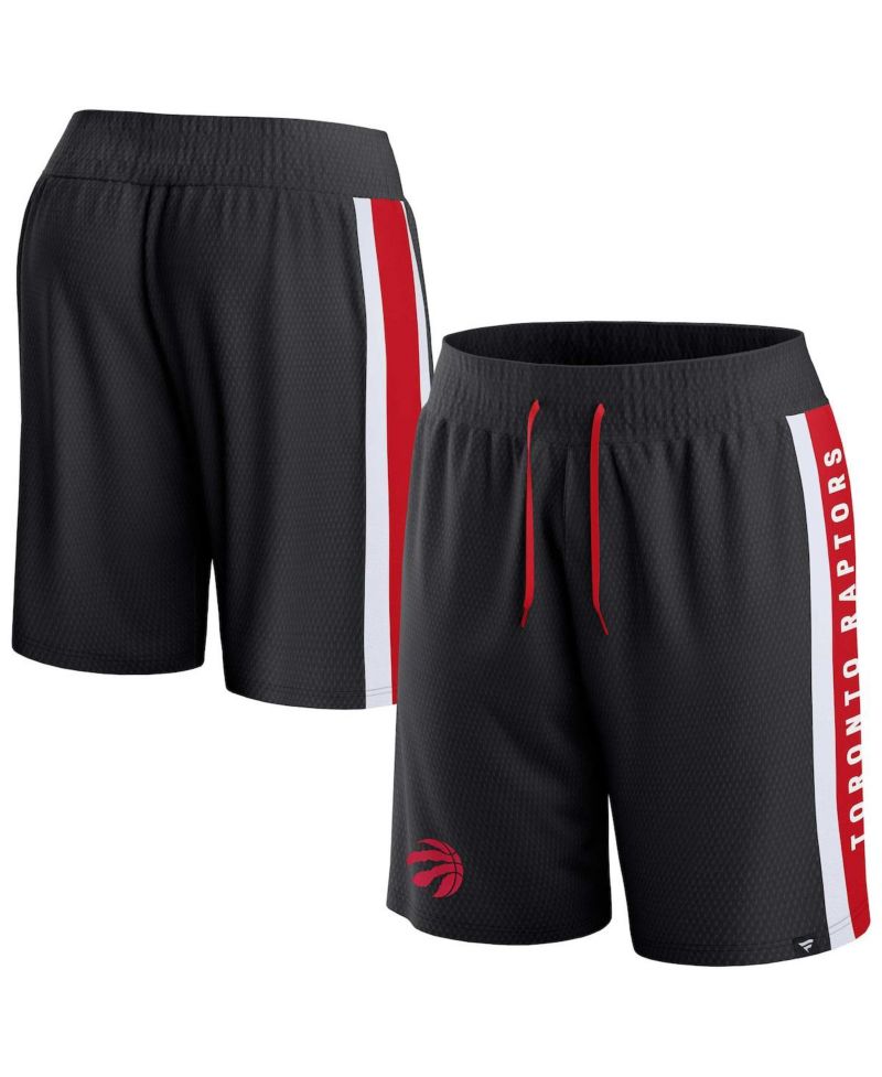 Men's Black Toronto Raptors Referee Iconic Mesh Shorts