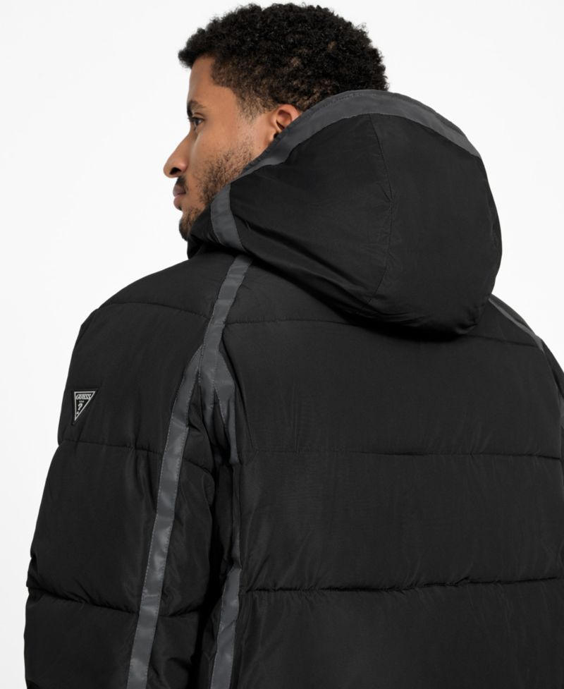 Men's Hooded Ripstop Puffer Jacket