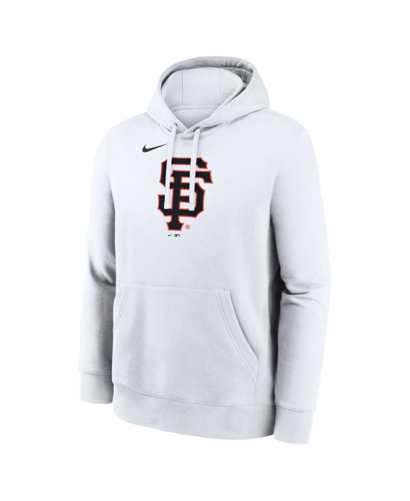 Men's White San Francisco Giants Logo Club Hoodie