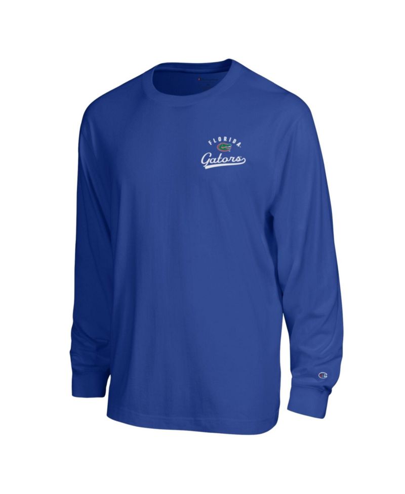Men's Royal Florida Gators Laminated All-Star Long Sleeve T-Shirt