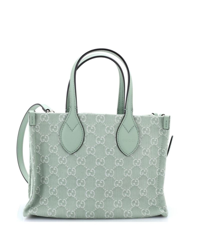 Medium Ophidia Shopper Tote GG Denim