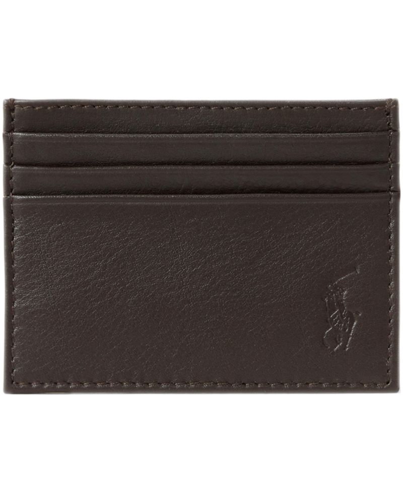 Men's Pebbled Leather Card Case