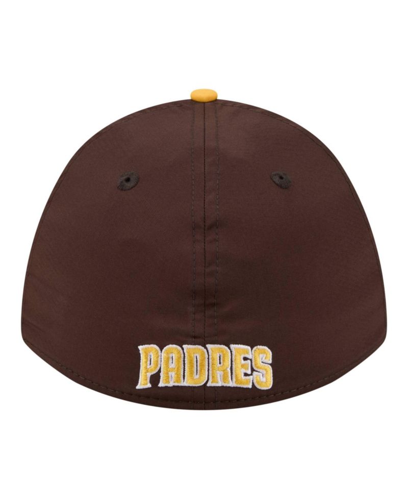 Men's Brown/Gold San Diego Padres Rope M-Crown A-Frame 39THIRTY Flex Hat