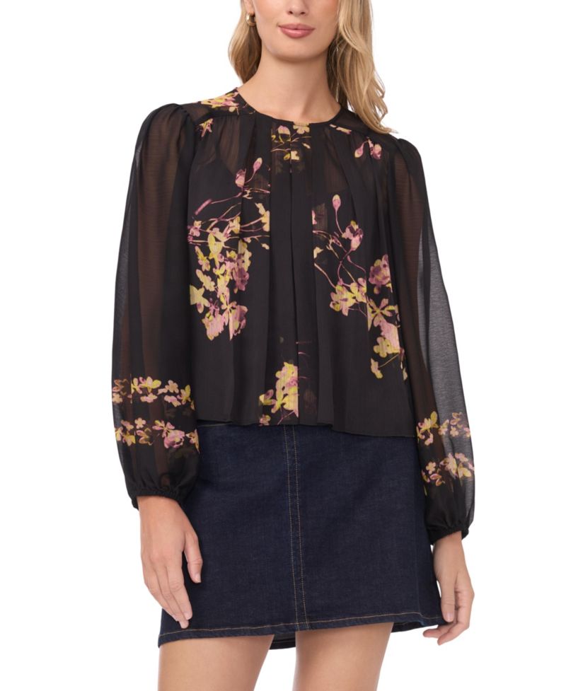 Women's Long-Sleeve Crew Neck Top