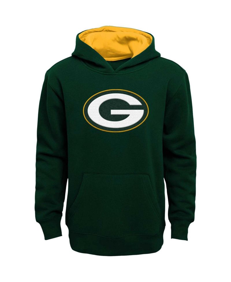 Big Boys Green Green Bay Packers Prime Pullover Hoodie